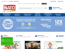 Tablet Screenshot of gruponato.com.br